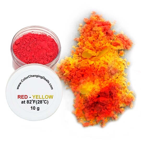 Color Changing Deals; Color Changing Powder Pigment Thermochromic Temperature Heat Sensitive; Category:Pigment Powders; Image:1